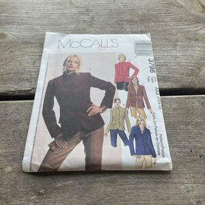 McCall's 3796 Size 4 6 8 10 Misses Petite Lined Jackets Sewing Pattern New Uncut